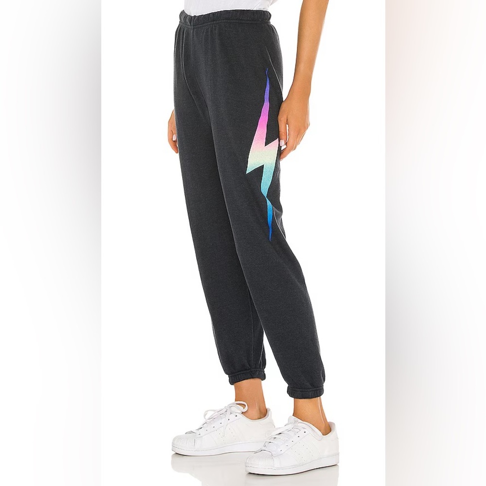 Aviator Nation Ombré Lightning Bolt Sweatpants